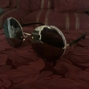 Jimmy Choo. Sunglasses. Rhinestones around rims, original case and dust cloth.